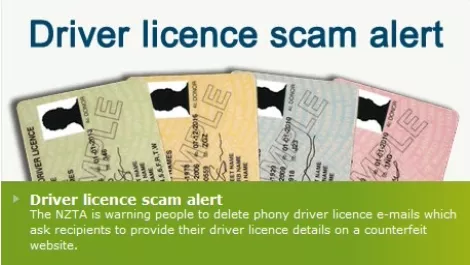 Driving licence email scam continues