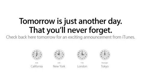 Apple teases unforgettable iTunes announcement - Updated