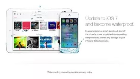 'OK whoever said iOS 7 is waterproof GO **** YOURSELF'