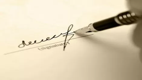 Custom signature