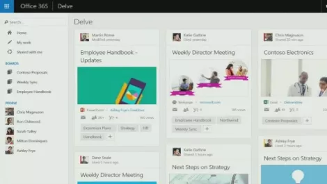 Microsoft adds 'boards' to Office Delve