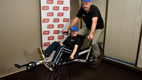 CSC's Adrian McKenzie hits the road for Halberg foundation