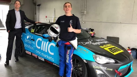 Why CMC Markets is backing a young Kiwi motorsport star