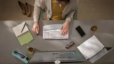 Logitech introduces ergonomic Wave Keys for enhanced workspace comfort