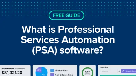 What is professional services automation (PSA) software?
