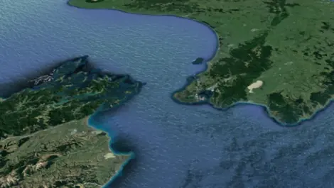 Could a bridge or tunnel work across the Cook Strait?