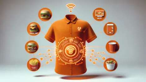 Red Rooster's AI-powered shirt orders food in response to tummy rumbles