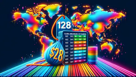 New Zealand 128th in global broadband cost rankings