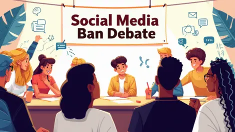 Australia's proposed social media ban for under 16s debated