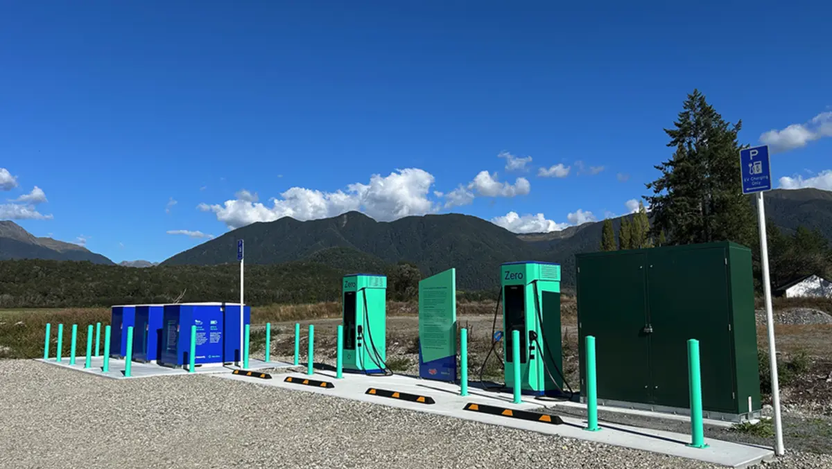 Meridian opens EV charging station with innovative setup