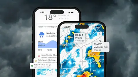 Rain Viewer adds radar freshness indicators for maps