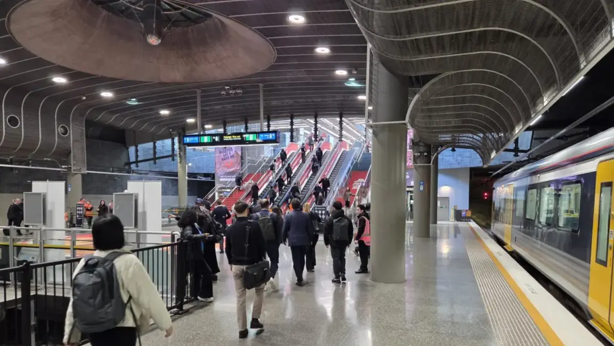Train passenger numbers jump 38% on first weekday of Auckland's City Rail Link