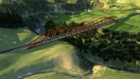Construction begins on country's highest road bridge
